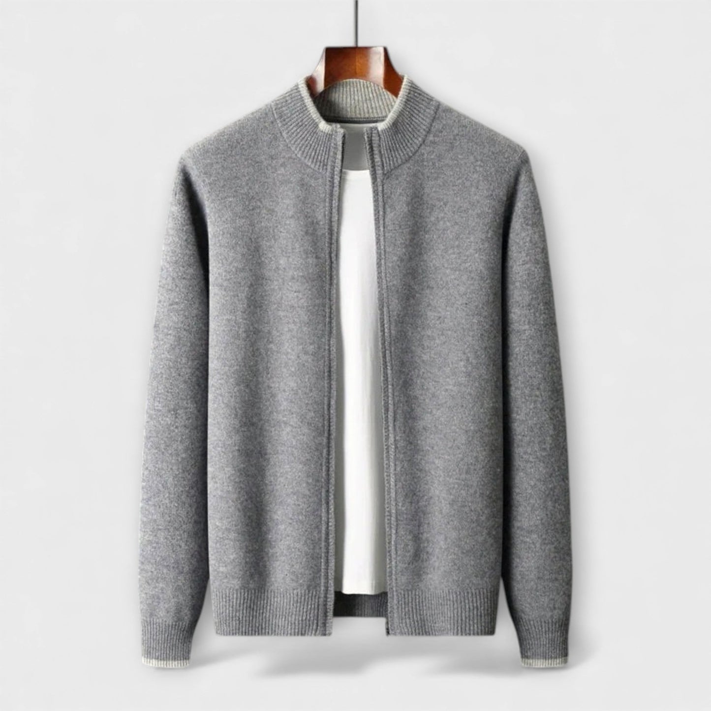 Giacca Zip in Cashmere Riku