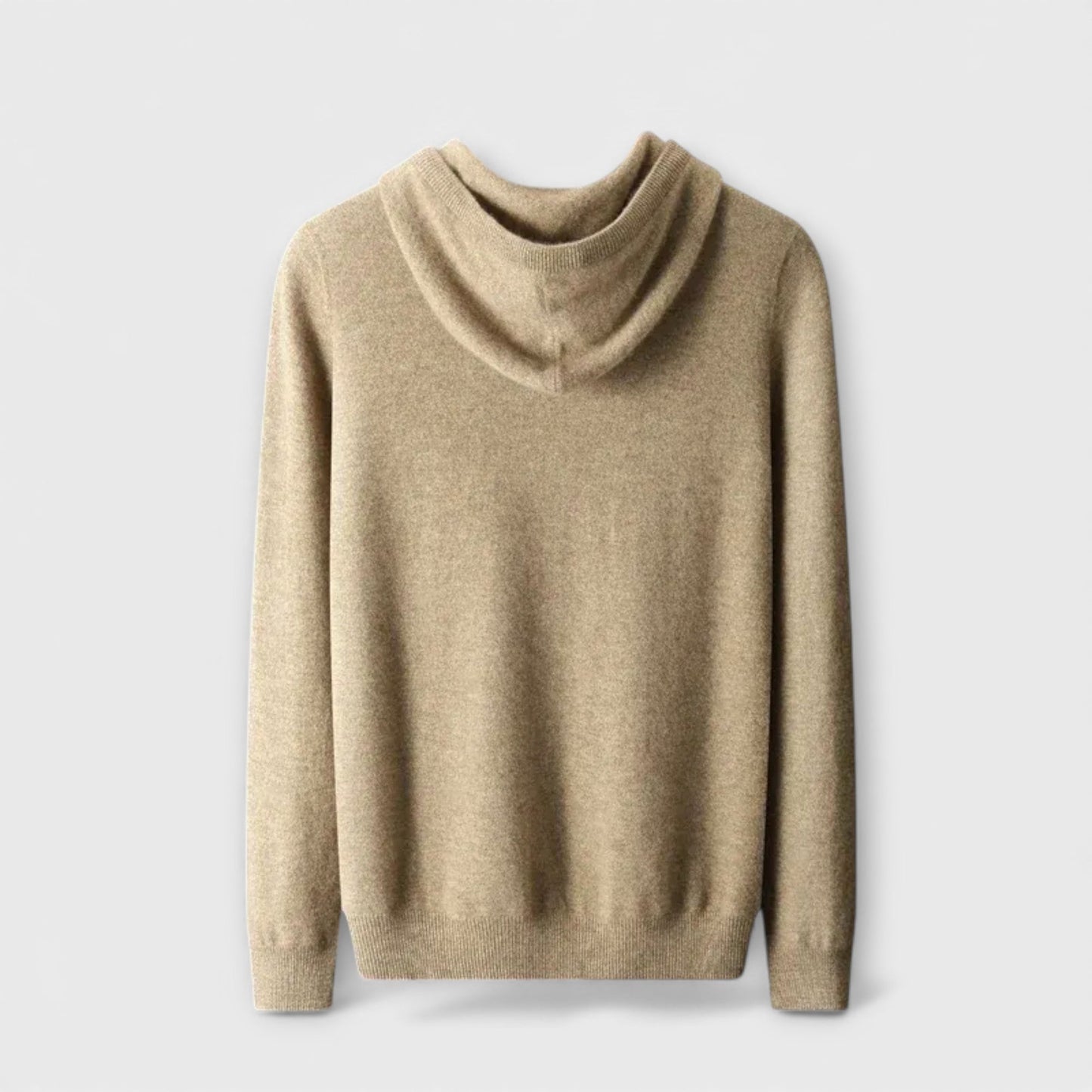 Felpa con Cappuccio in Lana Merino